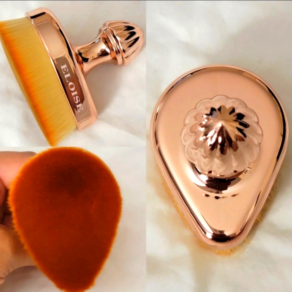 Eloise: Rose Gold Mini Tear drop Brush